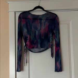 Le Lis Colorful Tie-Dye Crop Top